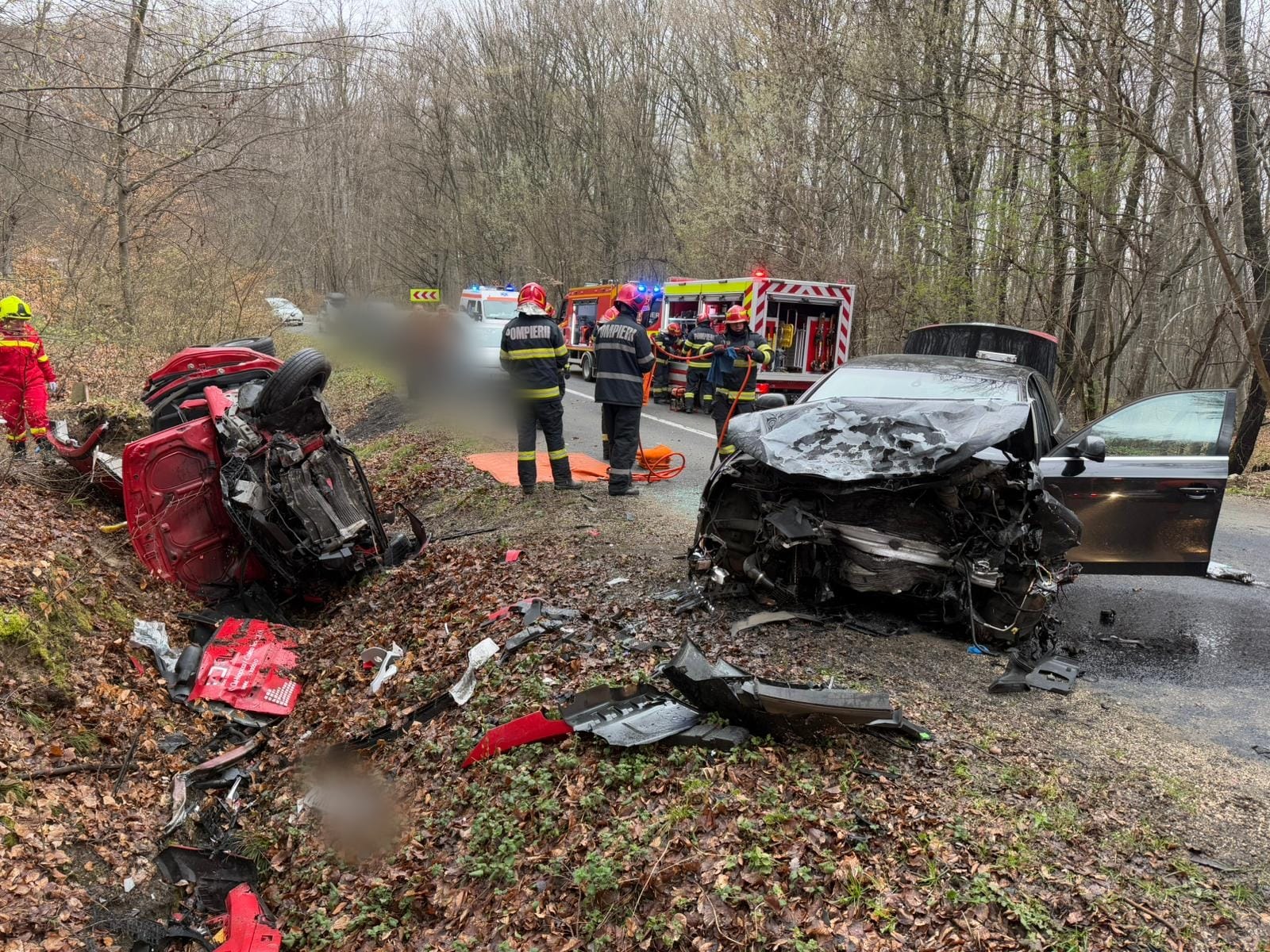 Trei persoane in stare critica dupa un accident in Cluj