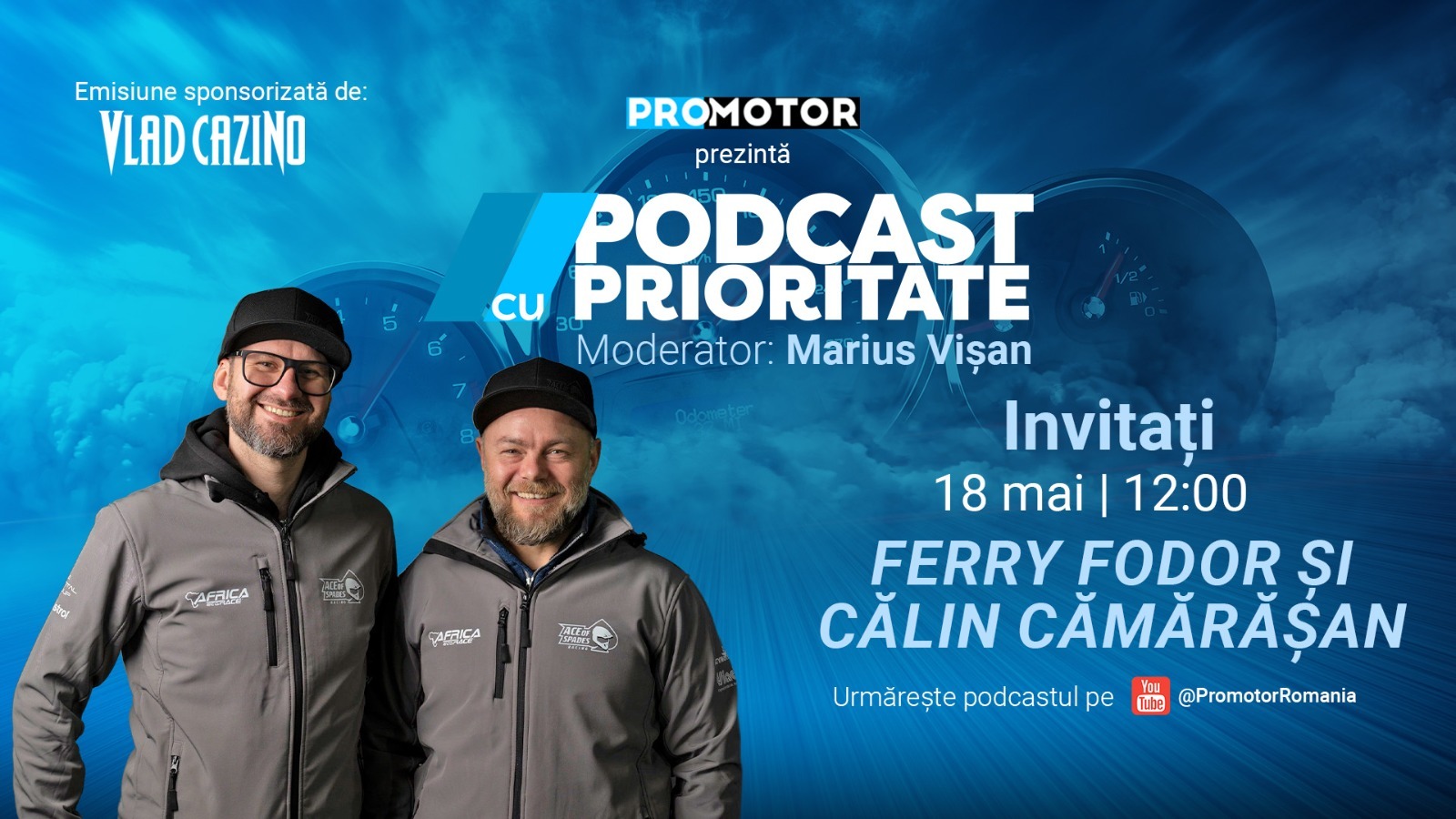 Ferry Fodor si Calin Camarasan sunt invitati la Podcast cu Prioritate 100 de la ProMotor Vom discuta despre Africa Eco Race rally raid si provocarile din motorsport