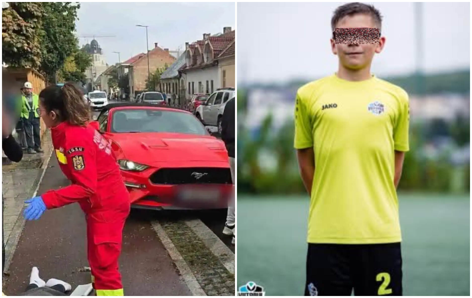 Nu l au uitat pe Eduard Copilul lovit pe trotuar in centrul Clujului de un Mustang continua sa se recupereze Stim ca vei lupta la fel ca pe terenu de fotbal