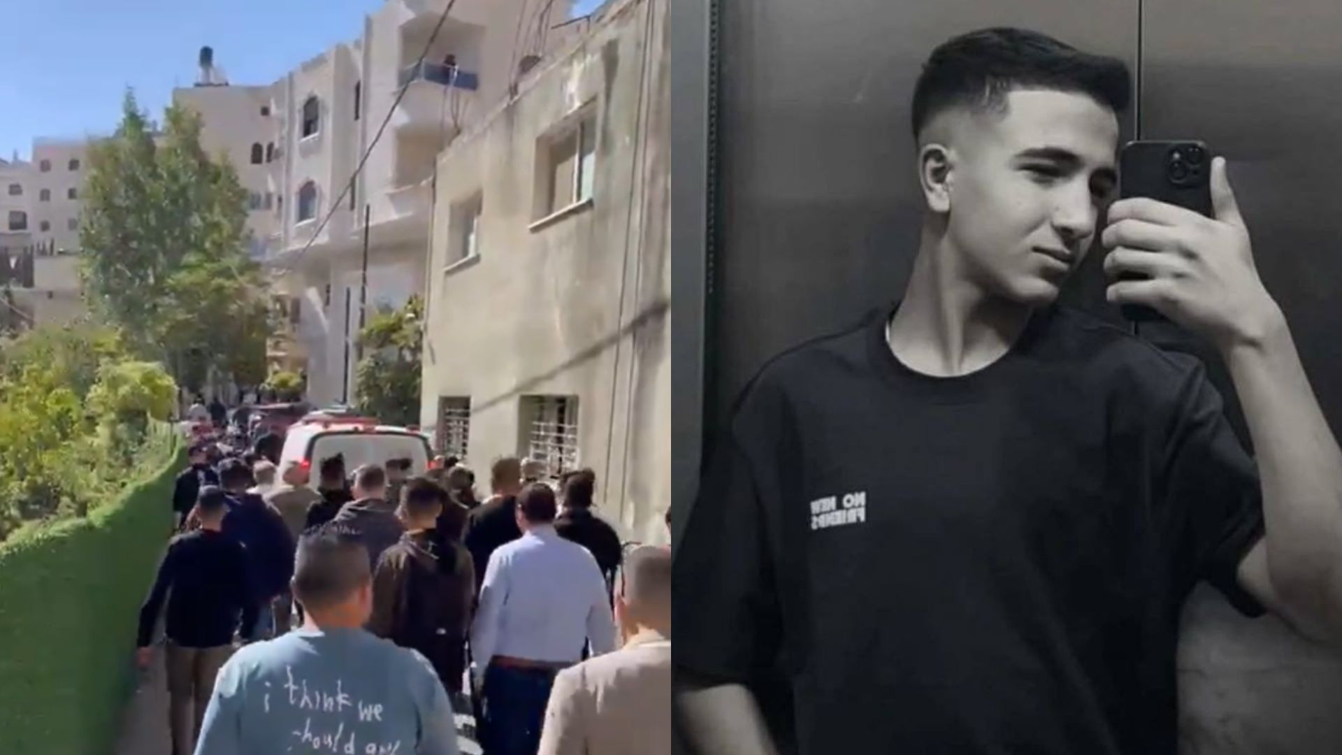 Tanr de 16 ani ucis de fortele israeliene in Cisiordania inmormantat cu solemnitate