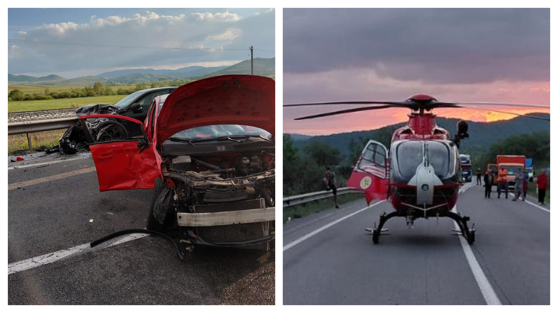 VIDEO. Accident deosebit de grav pe E60, în Poieni, Cluj! O femeie a fost scoasă inconștientă dintre fiare și transportată cu elicopterul SMURD. 2 VIDEO Accident deosebit de grav pe E60 in Poieni Cluj O femeie a fost scoasa inconstienta dintre fiare si transportata cu elicopterul SMURD
