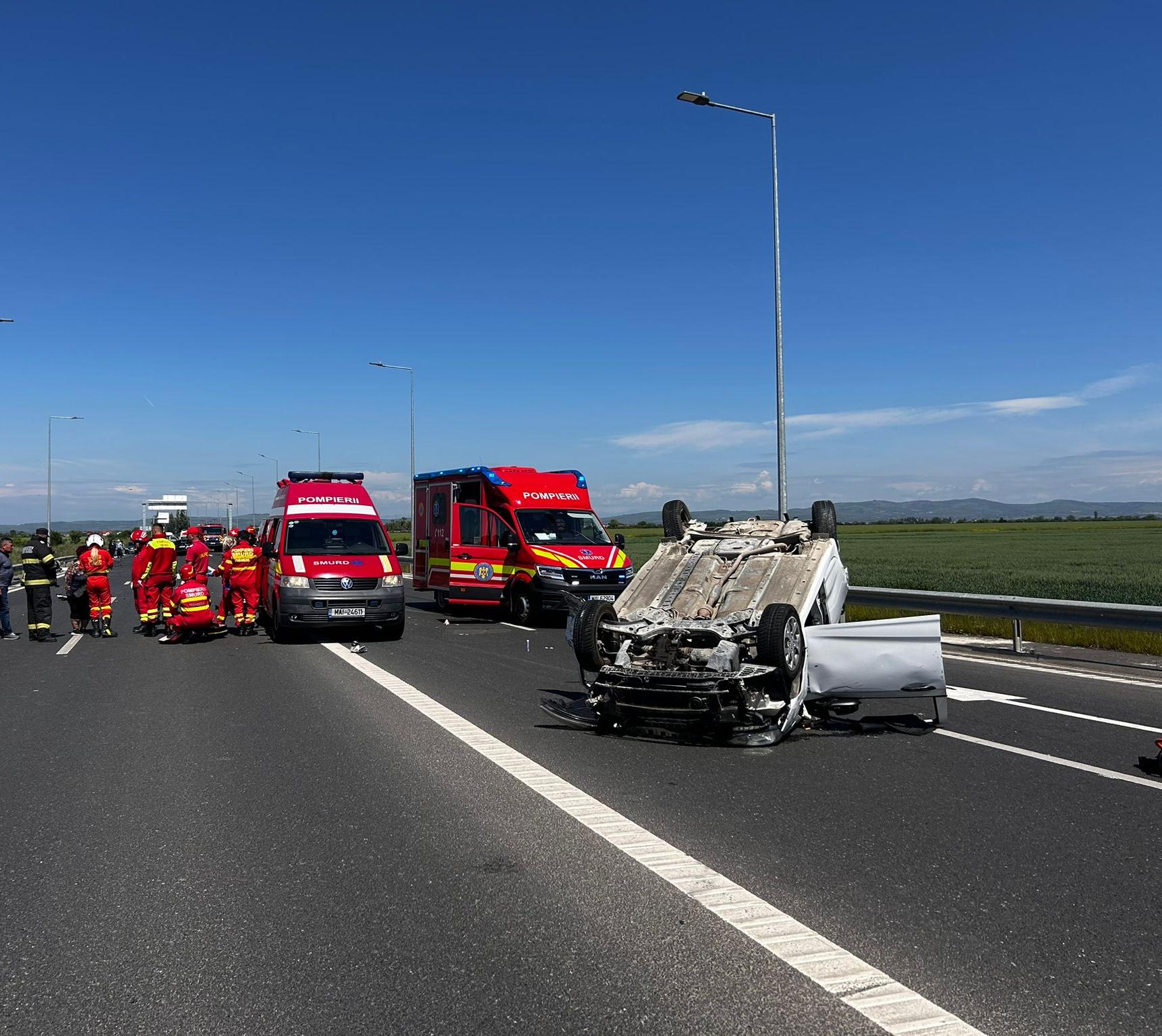 accident provocat de un sofer baut pe dn1d in prahova patru persoane au fost ranite