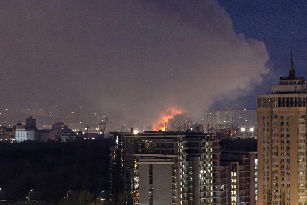 Atac cu rachete al Rusiei asupra Kievului S au auzit mai multe