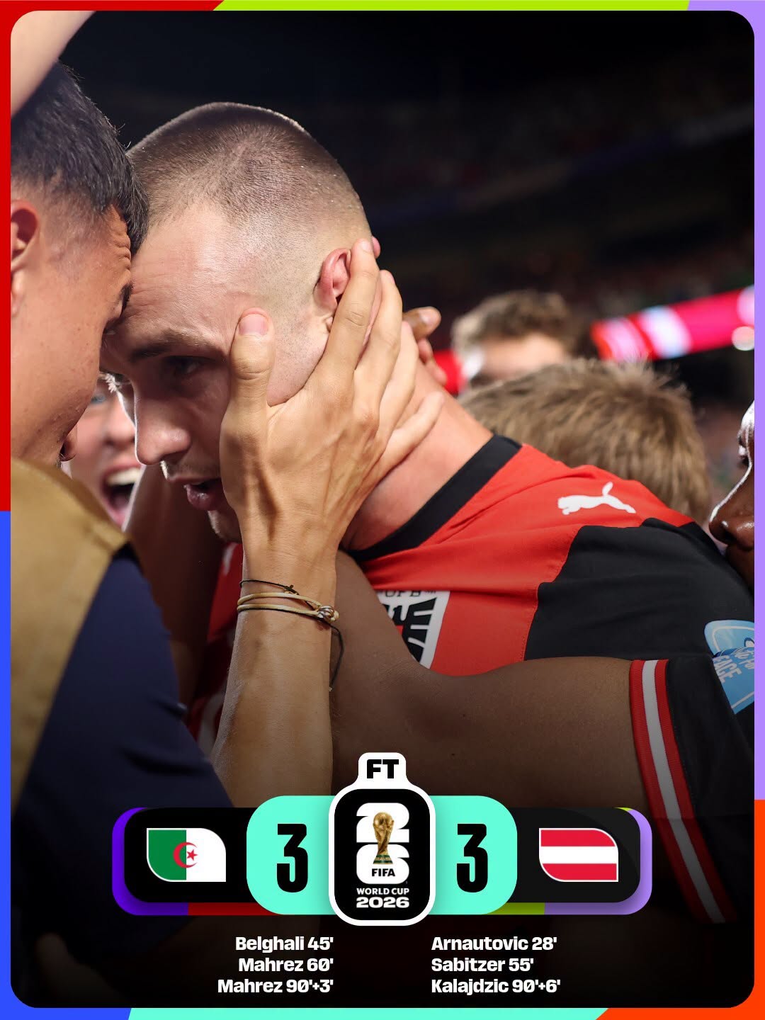 Cupa Mondiala Austria Algeria 3 3 Iran a fost eliminat din competitie