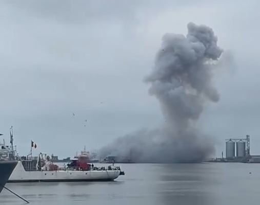RO ALERT de alerta extrema in Constanta dupa explozia unei drone maritime Oamenii evacuati Nu ni s a spus nimic despre ce se intampla