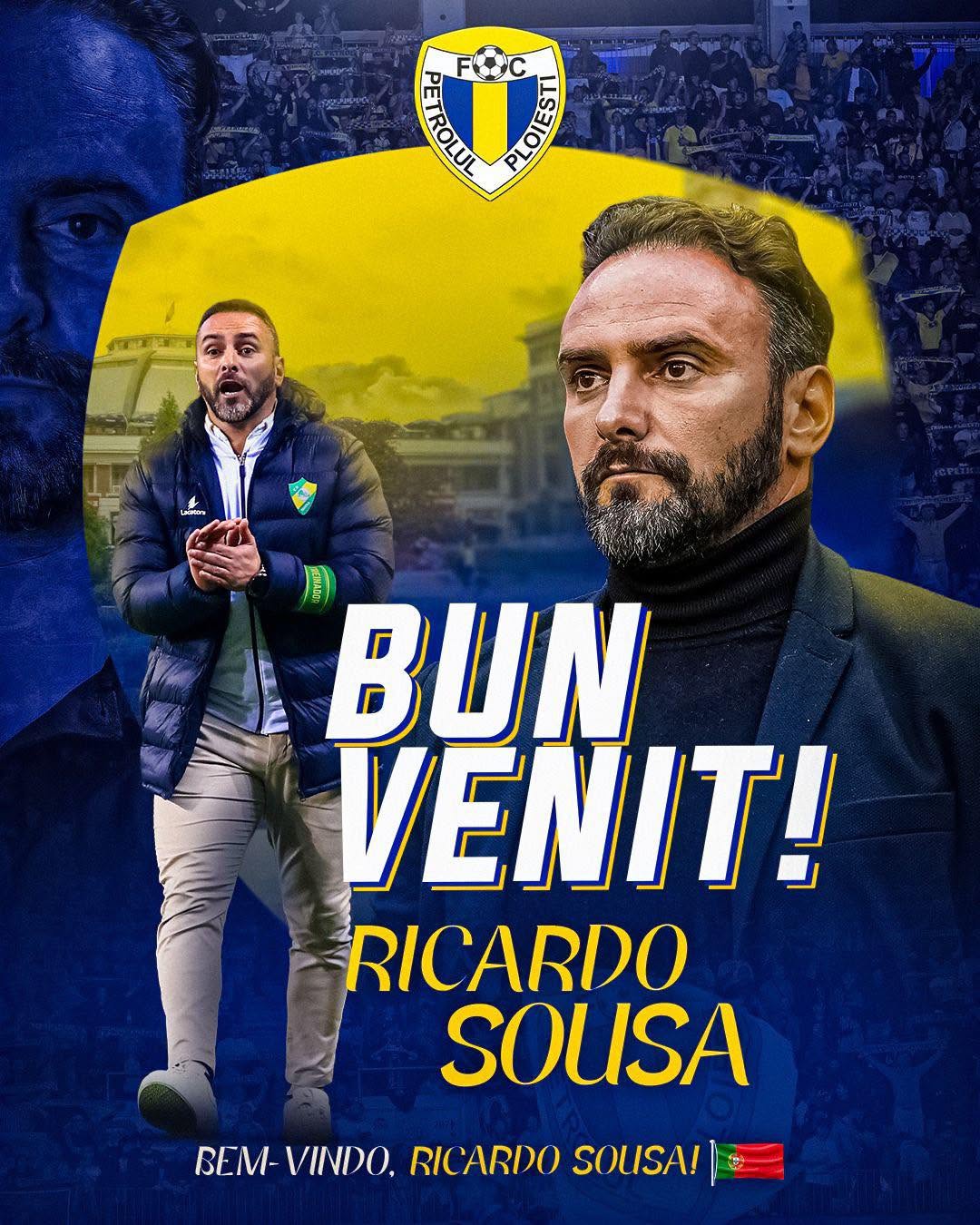 Ricardo Sousa a fost ales noul antrenor al Petrolului Ploiesti