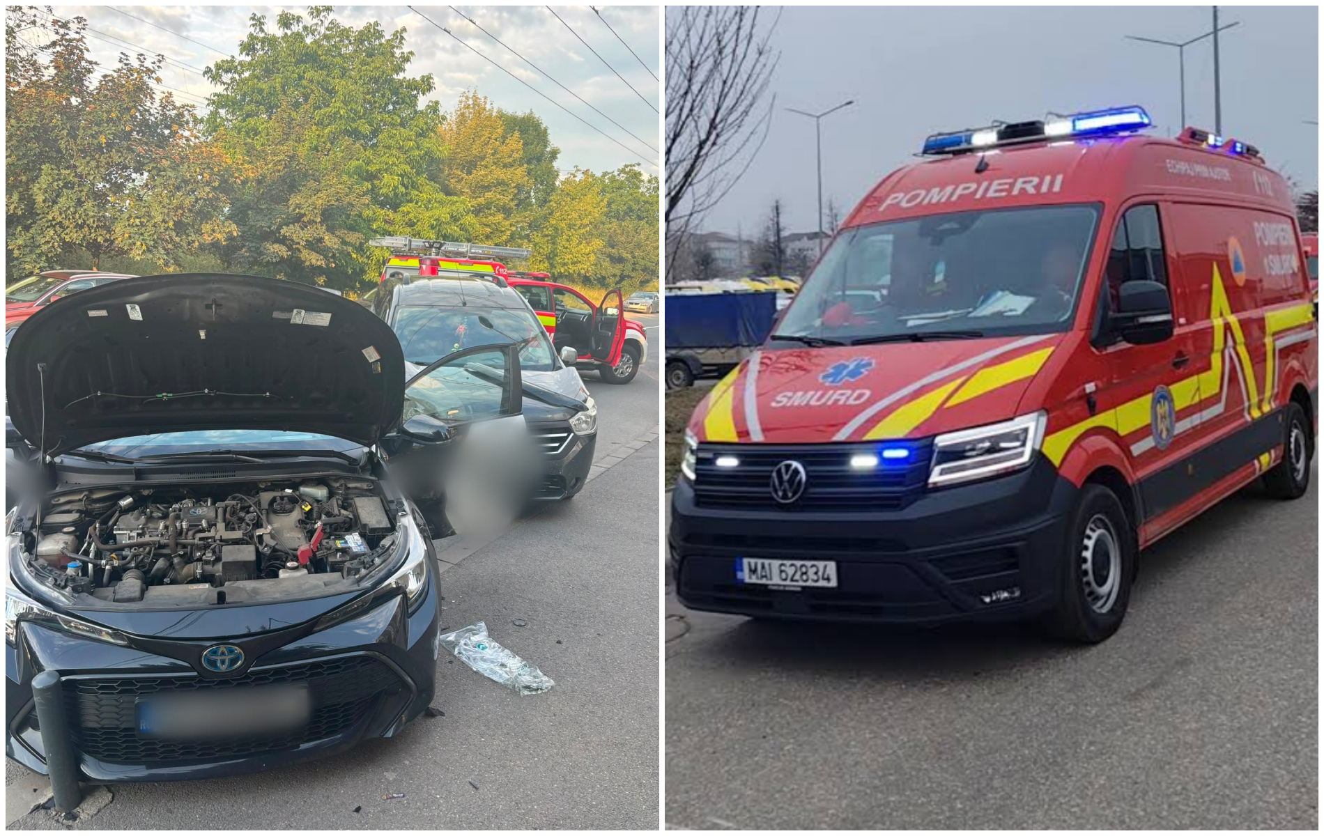 Accident pe strada Câmpul Pâinii din Cluj-Napoca: Un bărbat a fost internat la spital după o coliziune între două mașini. 3 Accident pe strada Campul Painii din Cluj Napoca Un barbat a fost internat la spital dupa o coliziune intre doua masini