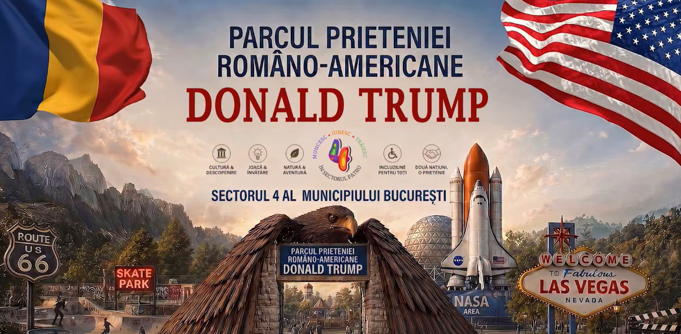 NASA Hollywood si Donald Trump intr un parc din Bucuresti Daniel Baluta a prezentat proiectul
