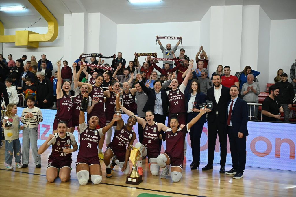 Rapid Bucuresti repartizata in grupa a treia la tragerea la sorti a EuroLeague de baschet feminin