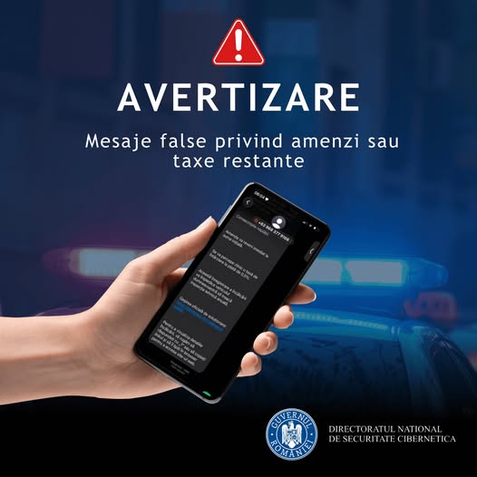 Se desfasoara in continuare campania de SMS uri false referitoare la amenzi si taxe neachitate Infractorii au gasit un nou