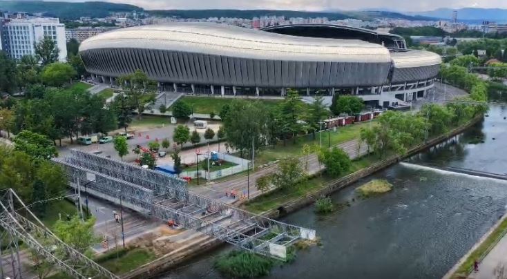 video imagini impresionante cu montarea noului pod provizoriu garibaldi timelapse realizat de unii dintre cei mai buni fotografi din cluj
