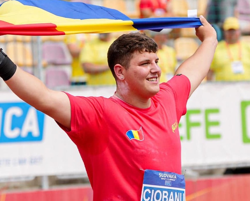 Atletul român Ștefan Ciobanu a obținut locul 8 în finala probei de aruncare a greutății la Campionatul Mondial U20. 2 Atletul roman Stefan Ciobanu a obtinut locul 8 in finala probei de aruncare a greutatii la Campionatul Mondial U20