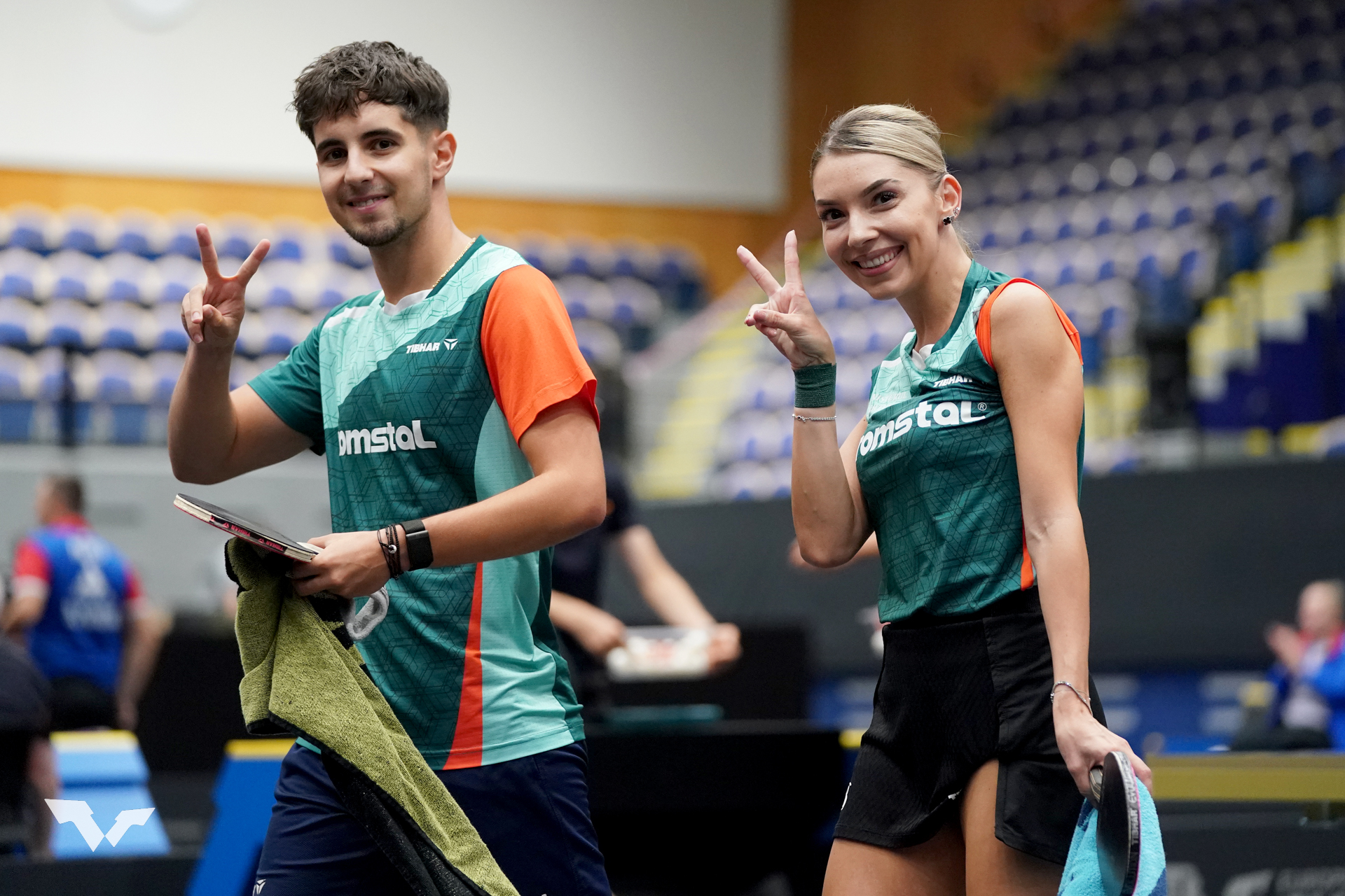 Bernadette Szocs si Eduard Ionescu se califica in optimile de finala la Europe Smash 2026