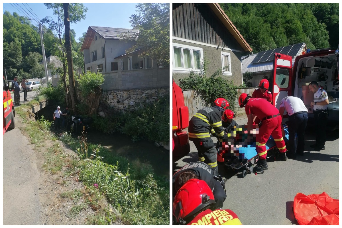 Familia a avut un accident cu ATV-ul într-o albie! O femeie din Florești, Cluj, împreună cu fetița de 3 ani și soțul, transportați de urgență - FOTO 2 Familia a avut un accident cu ATV ul intr o albie O femeie din Floresti Cluj impreuna cu fetita de 3 ani si sotul transportati de urgent FOTO