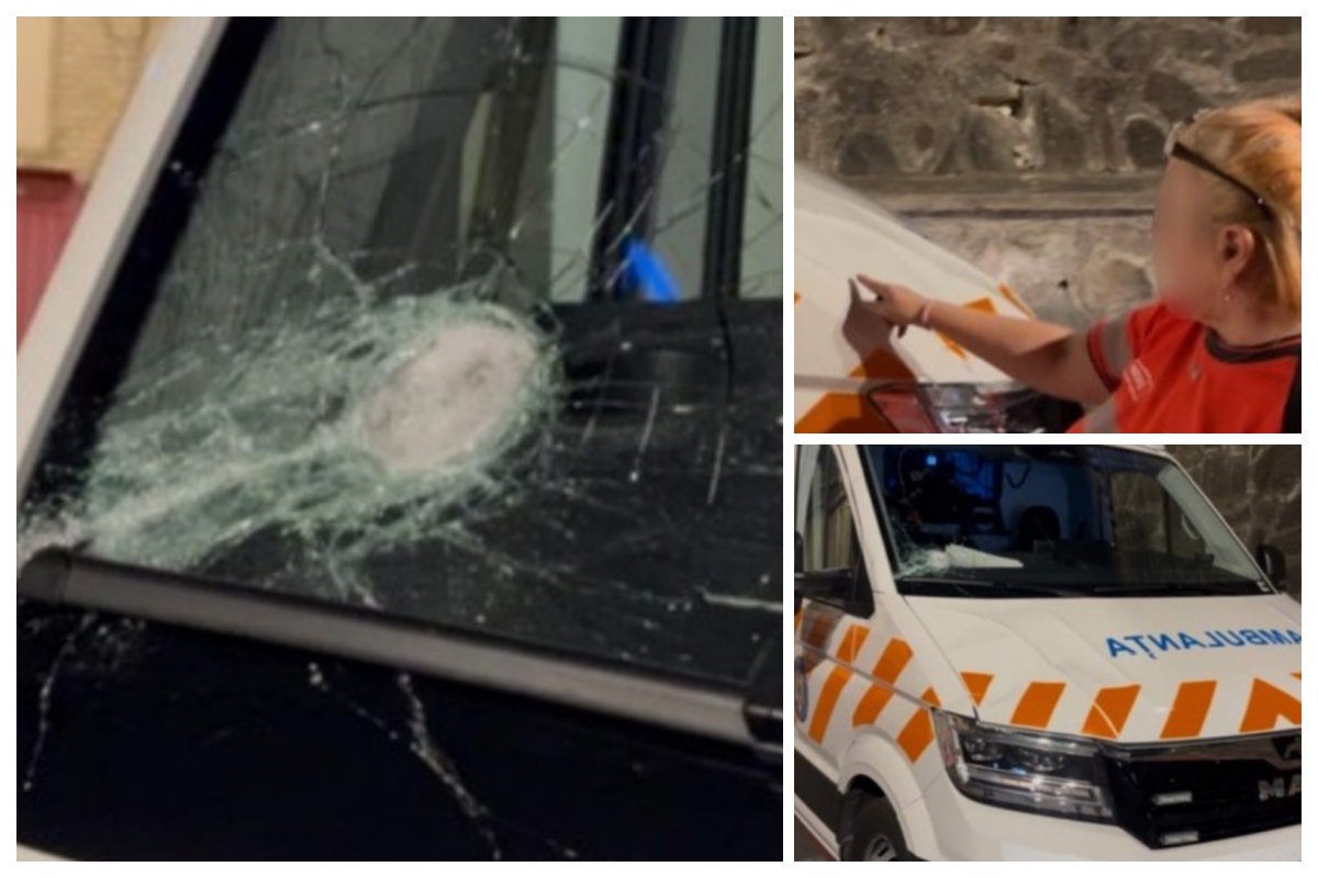 Informatii OFICIALE socante despre atacul asupra ambulantei din Cluj Au blocat o cu masini au agresat o cu topoare bate si lopeti Cine l a ranit pe sofer