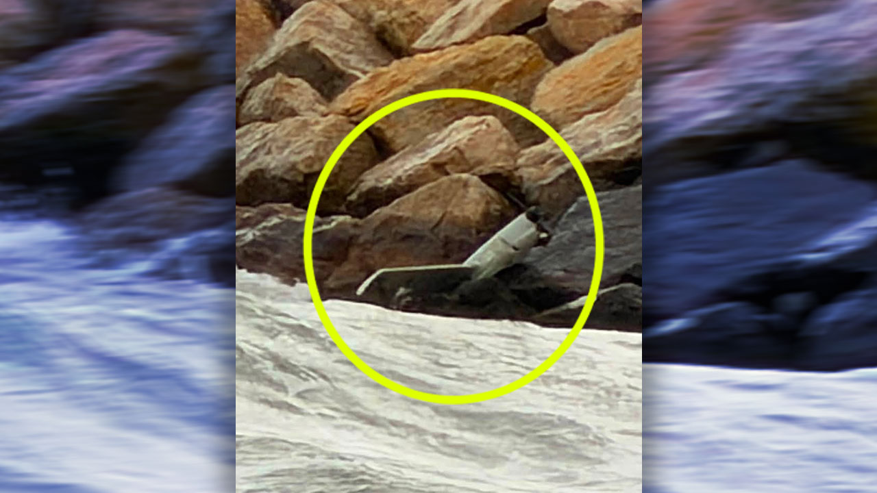 Noi fragmente de drone gasite la Costinesti Zona Obeliscului securizata de autoritati