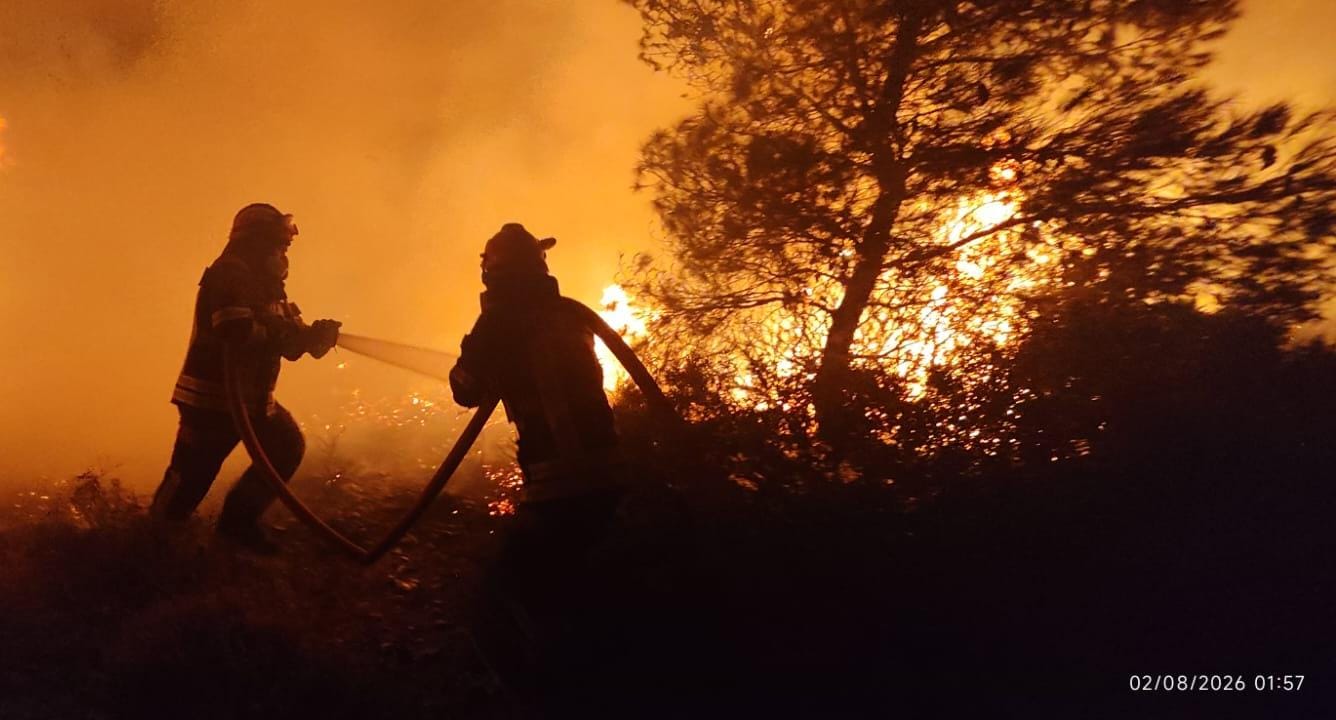 Pompierii romani au luptat impotriva incendiilor din Grecia pe parcursul intregii nopti Au salvat animale si au protejat comunitati amenintate de flacari