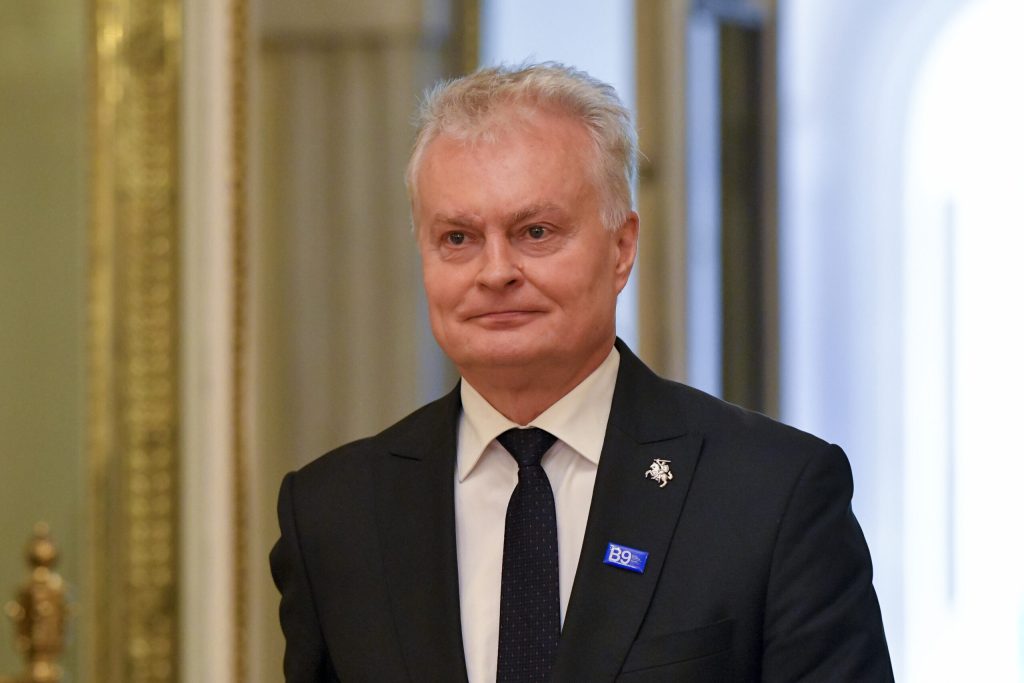 Presedintele Lituaniei a ajuns la Kiev inainte de Ziua Independentei Nauseda se intalneste cu Zelenski