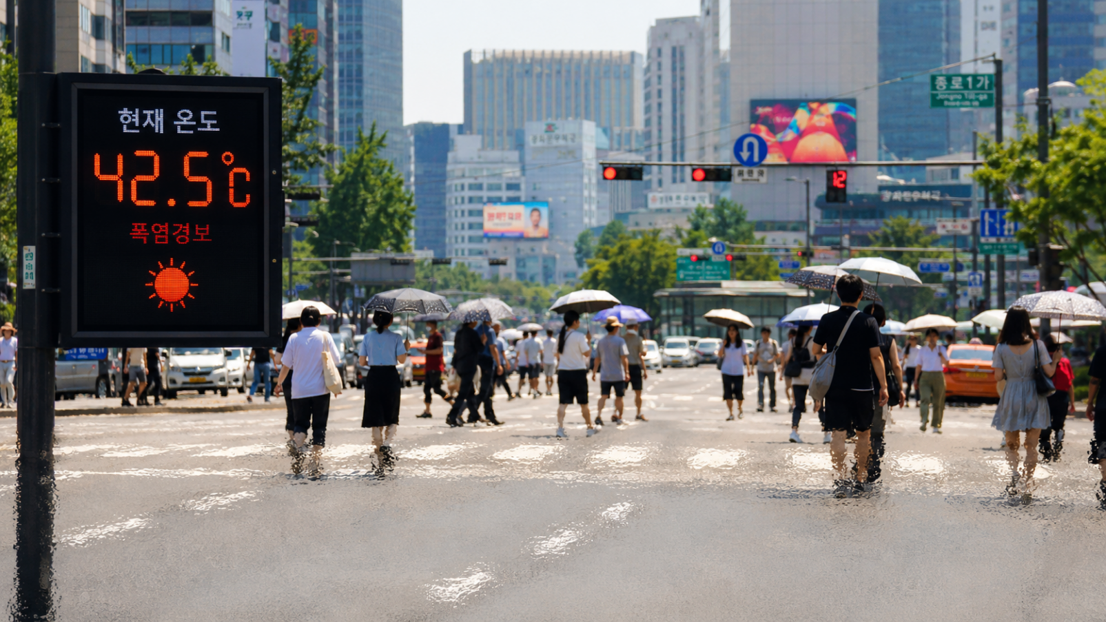 Temperaturi record în Peninsula Coreeană: Cea mai ridicată temperatură înregistrată în ultimele 122 de ani. 2 Temperaturi record in Peninsula Coreeana Cea mai ridicata temperatura inregistrata in ultimele 122 de ani