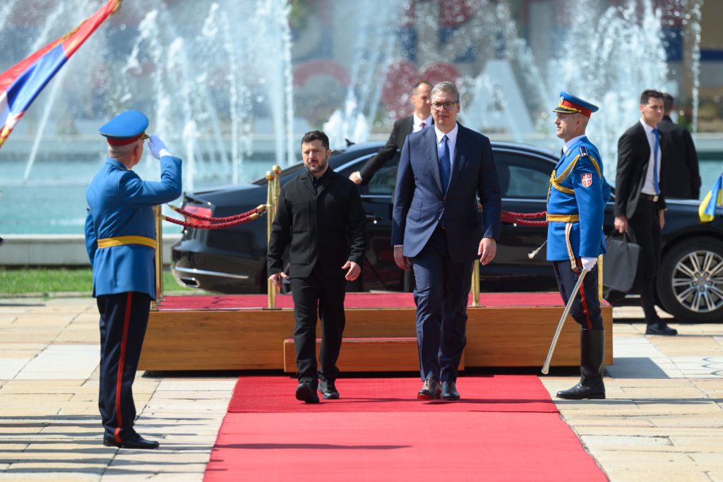 vucic si zelenski isi propun sa consolideze relaiile economice dintre serbia si ucraina