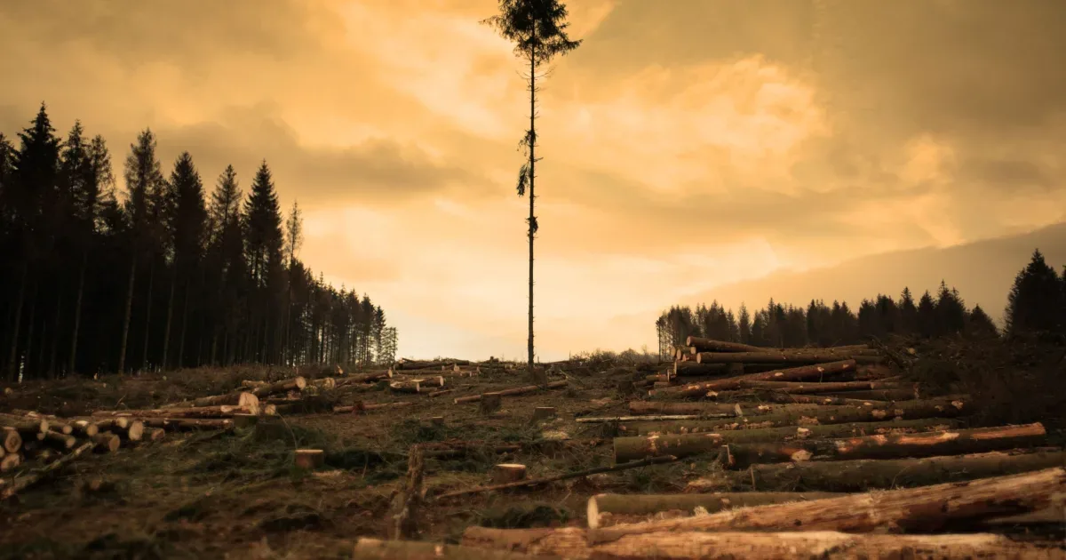 Firmă eco, vinovată de tăierea ilegală a 250.000 de arbori pentru un imobil